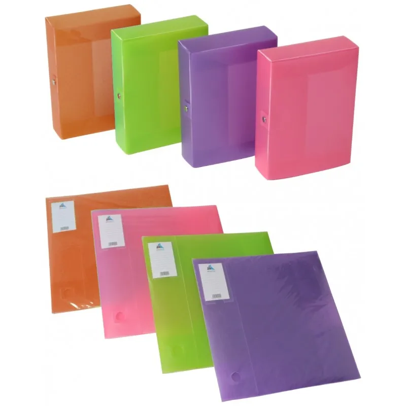 Boite de classement en Polypropylène Dos 80mm / Vert