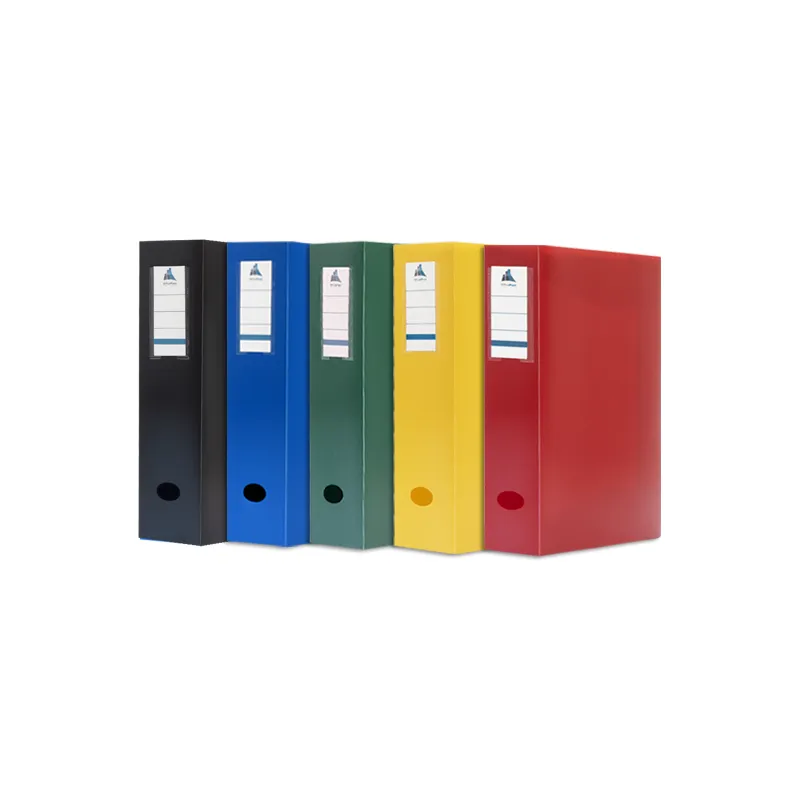 Boite de Classement en PP Opaque Dos 60mm ESSENTIAL / Noir