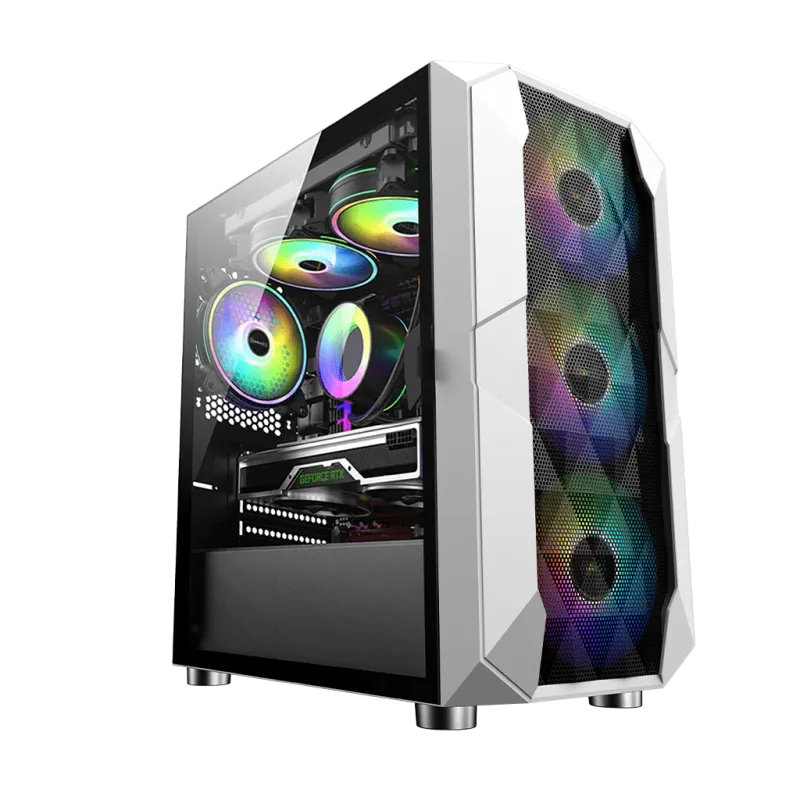 Boîtier Gamer FPMAX CL5503W mini-tour / Blanc