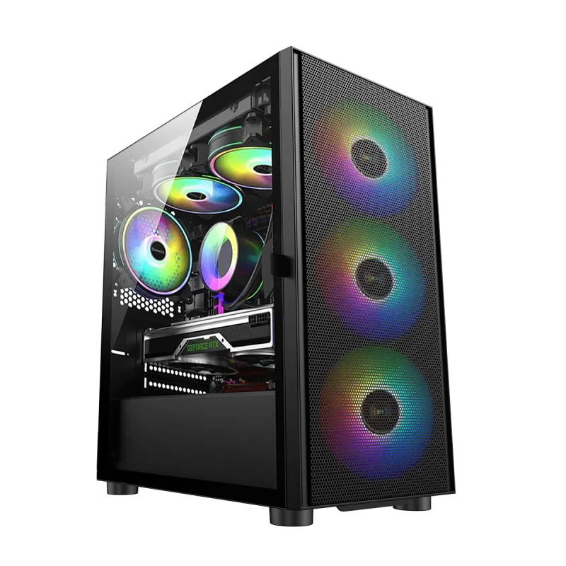 Boîtier Gamer FPMAX CL5506B mini-tour / Noir