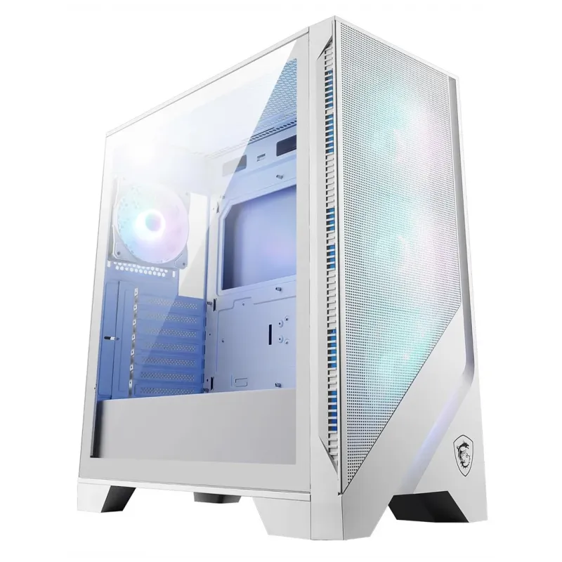 Boîtier Gamer Moyen Tour MSI MAG FORGE 320R AIRFLOW ATX / Blanc