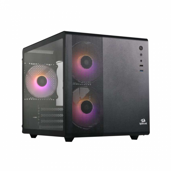 Boîtier Gamer REDRAGON PAGOS 1 GC-570 M-ATX / 3 FAN ARGB / Noir