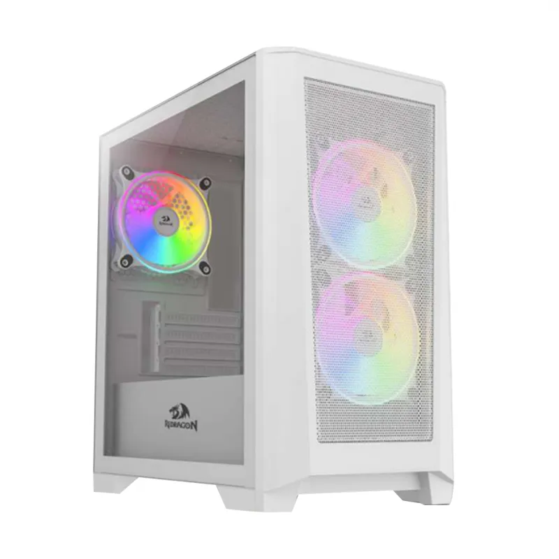 Boîtier Gamer REDRAGON PAKTIS 2B GC-560 M-ATX / 3 FAN ARGB / Blanc