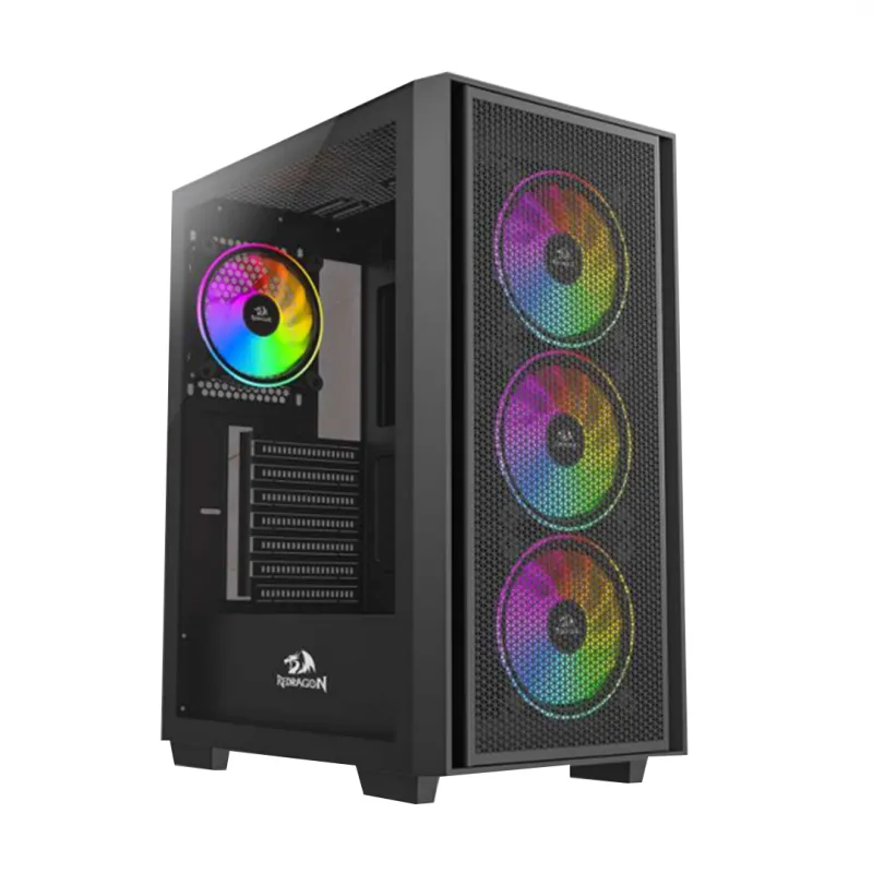 Boîtier Gamer REDRAGON PAKTIS 3 GC-620 ATX / 3 FAN ARGB / Noir