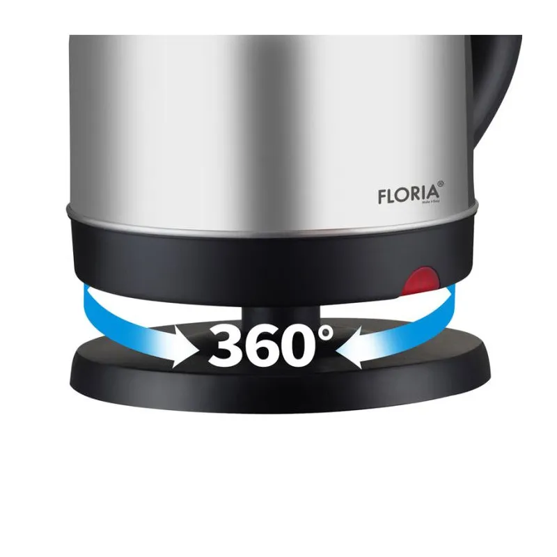 BOUILLOIRE SANS FIL FLORIA ZLN4902 2L / INOX