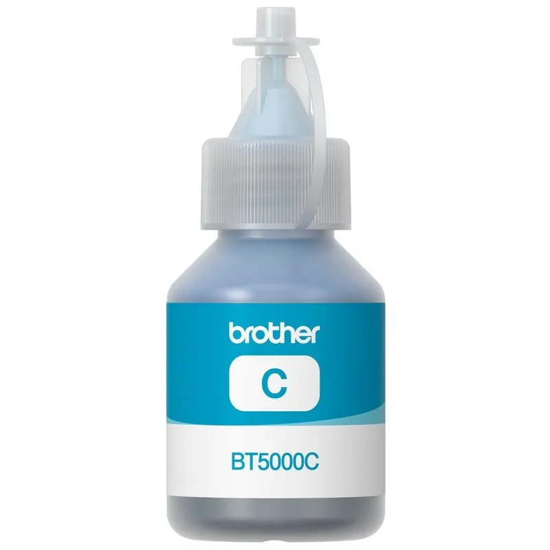 BOUTEILLE D'ENCRE ADAPTABLE BROTHER BT5000C / 100ML / CYAN