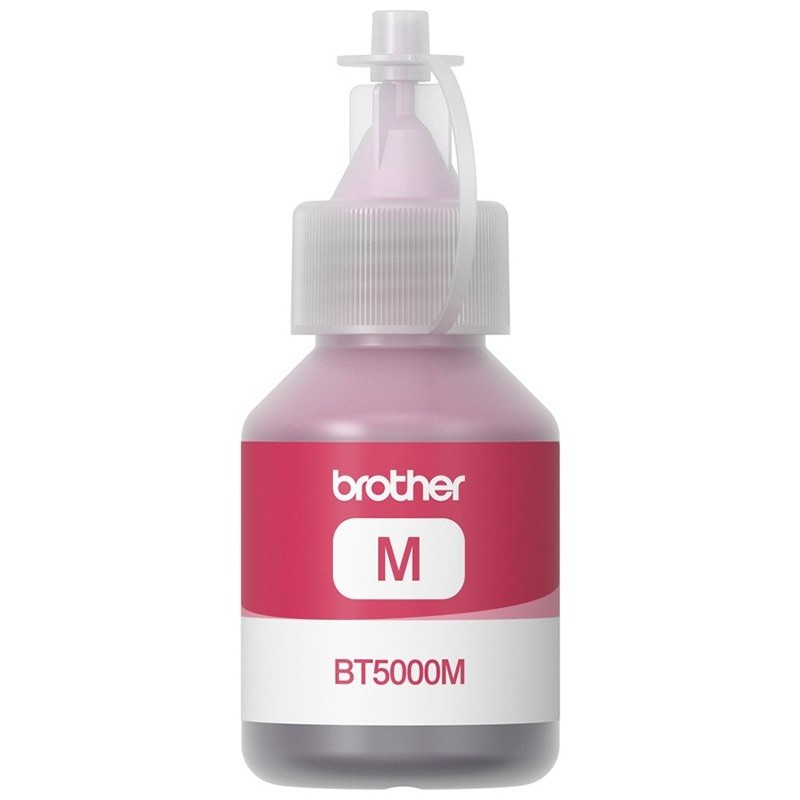 BOUTEILLE D'ENCRE ADAPTABLE BROTHER BT5000M / 100ML / MAGENTA