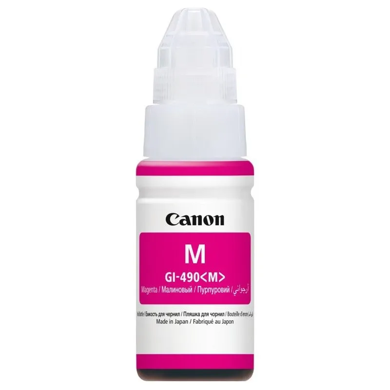 BOUTEILLE D'ENCRE ADAPTABLE CANON GI-490 / 70ML / Magenta