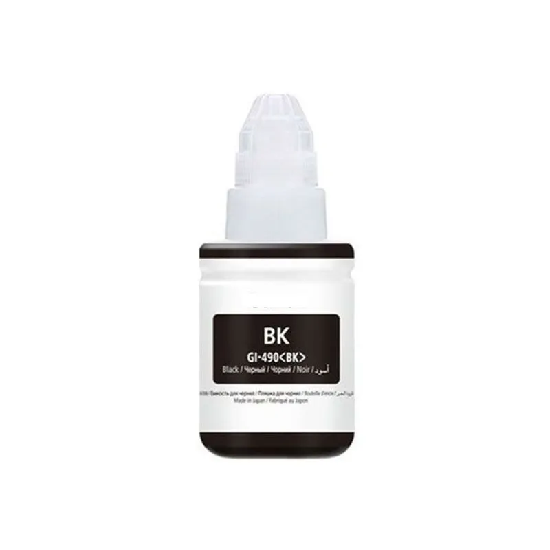 BOUTEILLE D'ENCRE ADAPTABLE CANON GI-490BK / 100ML / NOIR