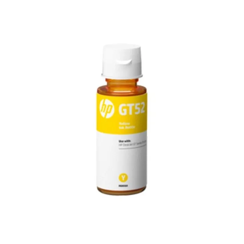 Bouteille d'encre Originale HP GT52 / Jaune / 70ml
