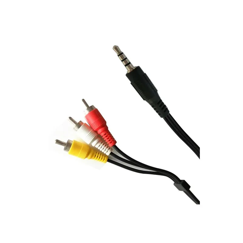 Câble  3Rca Mâle Vers Jack Male Audio / Vidéo / 1M