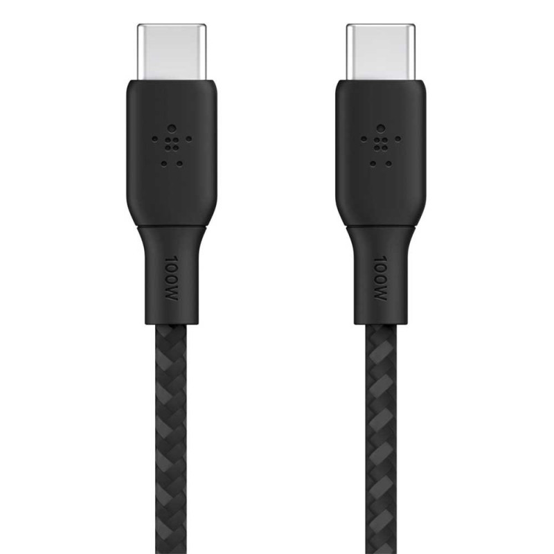 Cable Belkin CAB014BT2MBK USB-C Vers USB-C 1m / 100W / NOIR