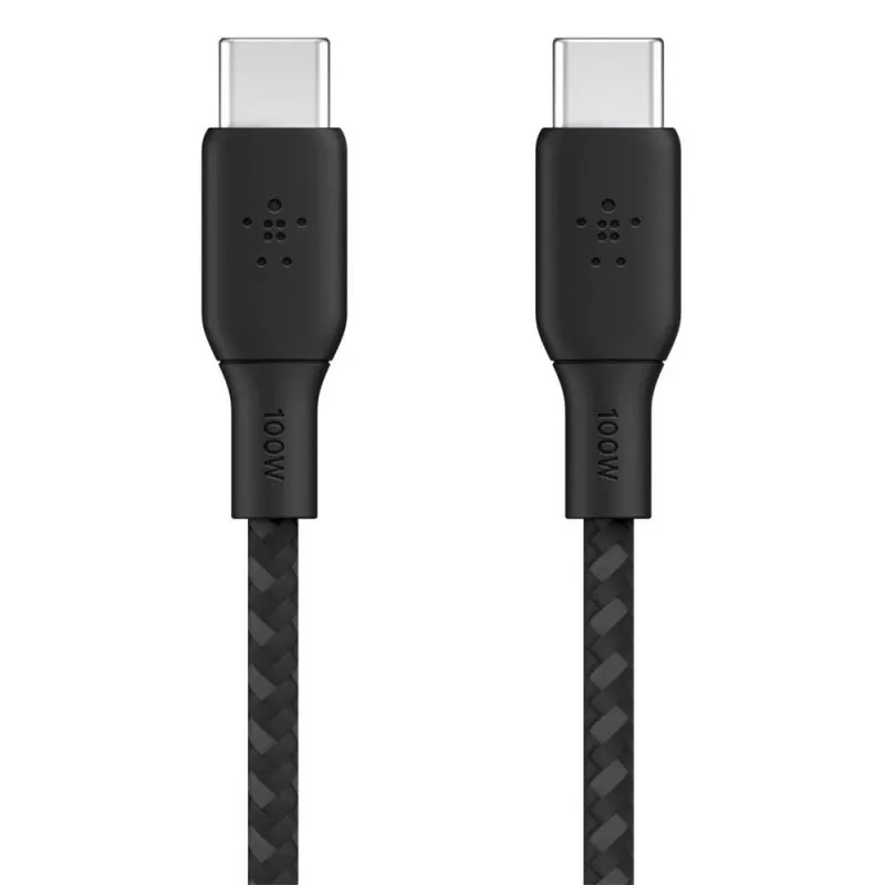 Cable Belkin CAB014BT2MBK USB-C Vers USB-C 1m / 100W / NOIR