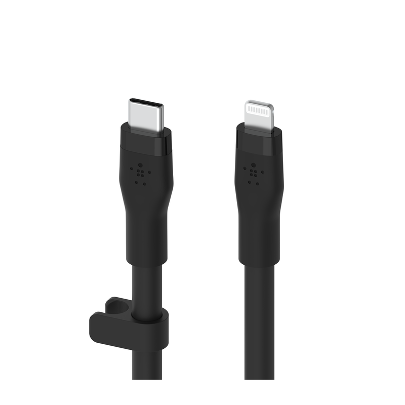 CÂBLE BOOST CHARGE TYPE-C Flex avec connecteur Lightning 3 M - NOIR