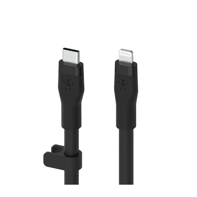 CÂBLE BOOST CHARGE TYPE-C Flex avec connecteur Lightning 3 M - NOIR