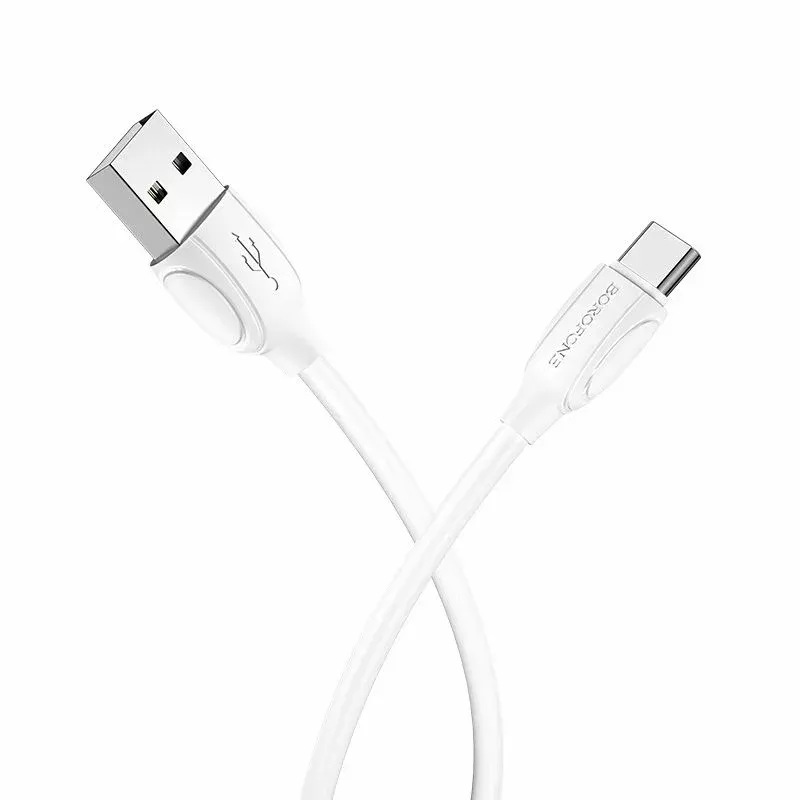 CABLE CHARGEUR BX19 TYPE C WHITE 3A BOROFONE
