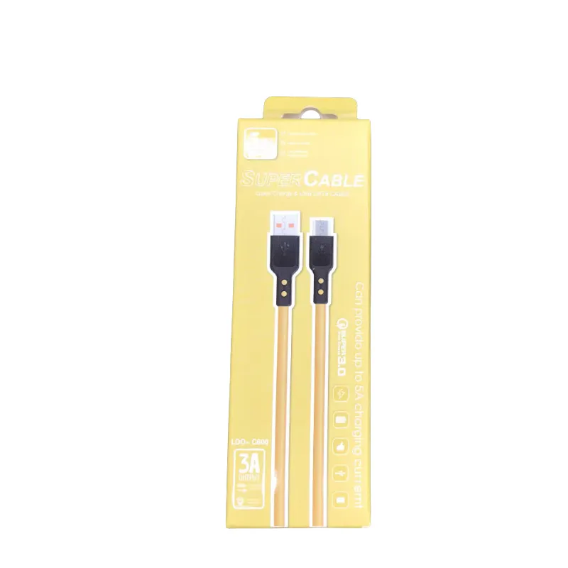 CABLE CHARGEUR USB VERS Lightning / 5A / Jaune