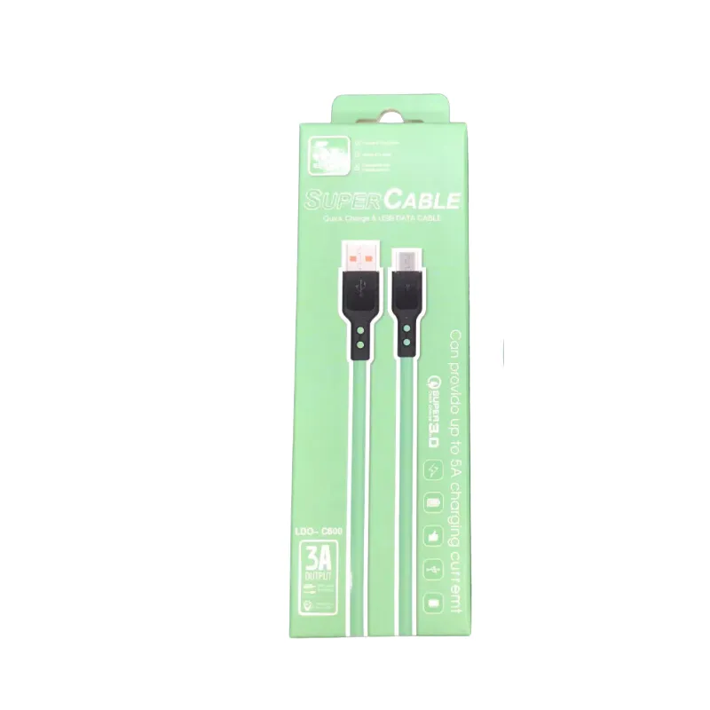 CABLE CHARGEUR USB VERS Lightning  / 5A / Vert