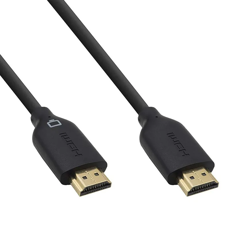 Câble HDMI Haut Débit Plaqué Or avec Ethernet Compatible 4K/Ultra HD