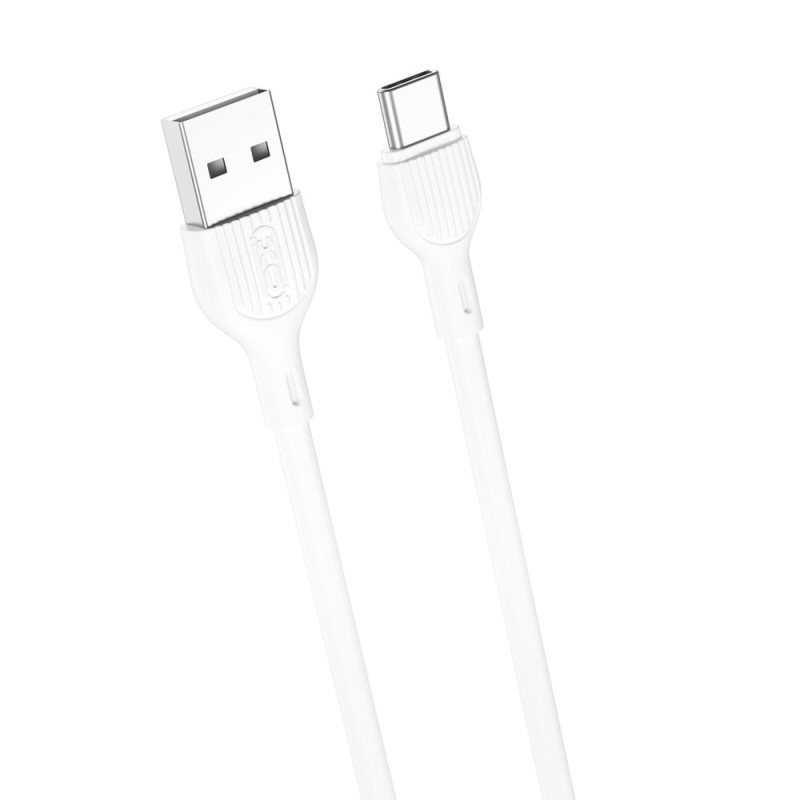 Câble XO NB200 USB - USB-C 1,0 m 2,1 A blanc