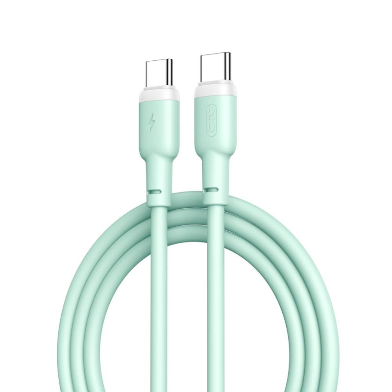 Câble XO NB208B PD USB-C - USB-C 1,0 m 60 W vert