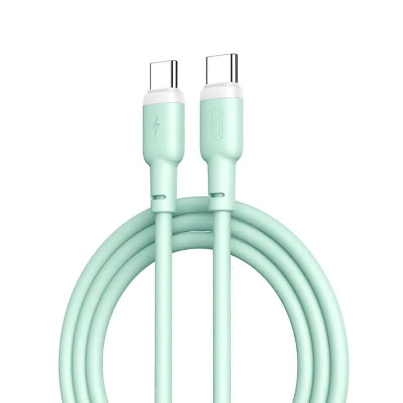 Câble XO NB208B PD USB-C - USB-C 1,0 m 60 W vert