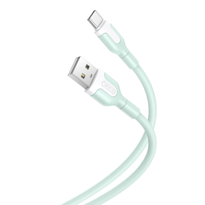 Câble XO NB212 USB - USB-C 1,0 m 2,1 A vert