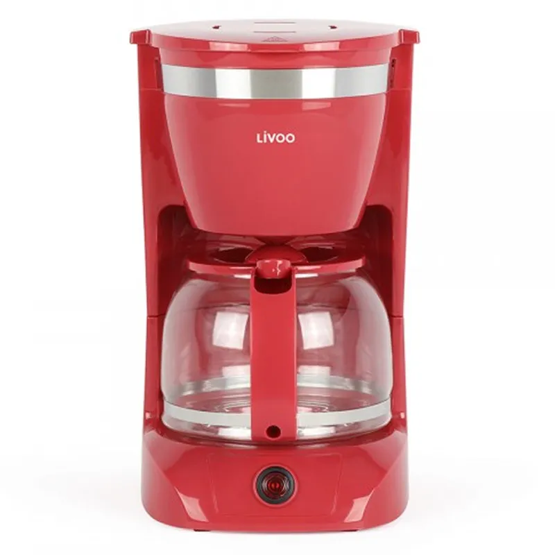 Cafetière Électrique LIVOO DOD163 1.25L - Rouge
