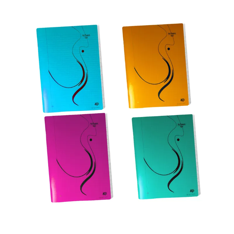Cahier Piqure WIRO KO 24x 32 / Couverture Plastique / 96 Pages