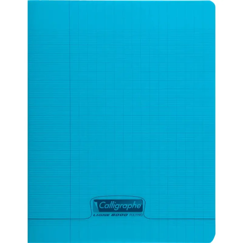 Cahiers piqué 8000 POLYPRO SEYES / 17x 22 / 192P/  90G / BLEU