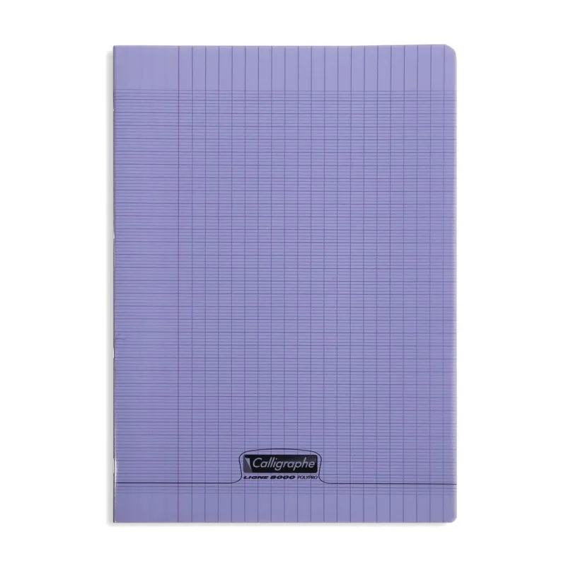 Cahiers piqué 8000 POLYPRO SEYES Calligraphe / 17x 22 / 192P / 90G / Violet