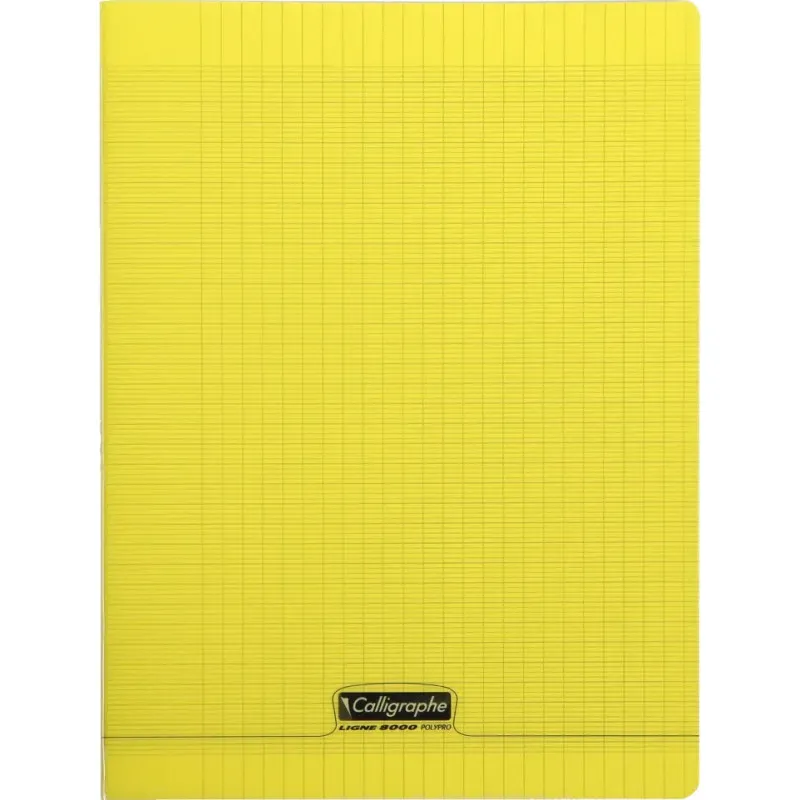 Cahiers piqué 8000 POLYPRO SEYES Calligraphe / 21x 29.7 / 192P / 90G / Jaune