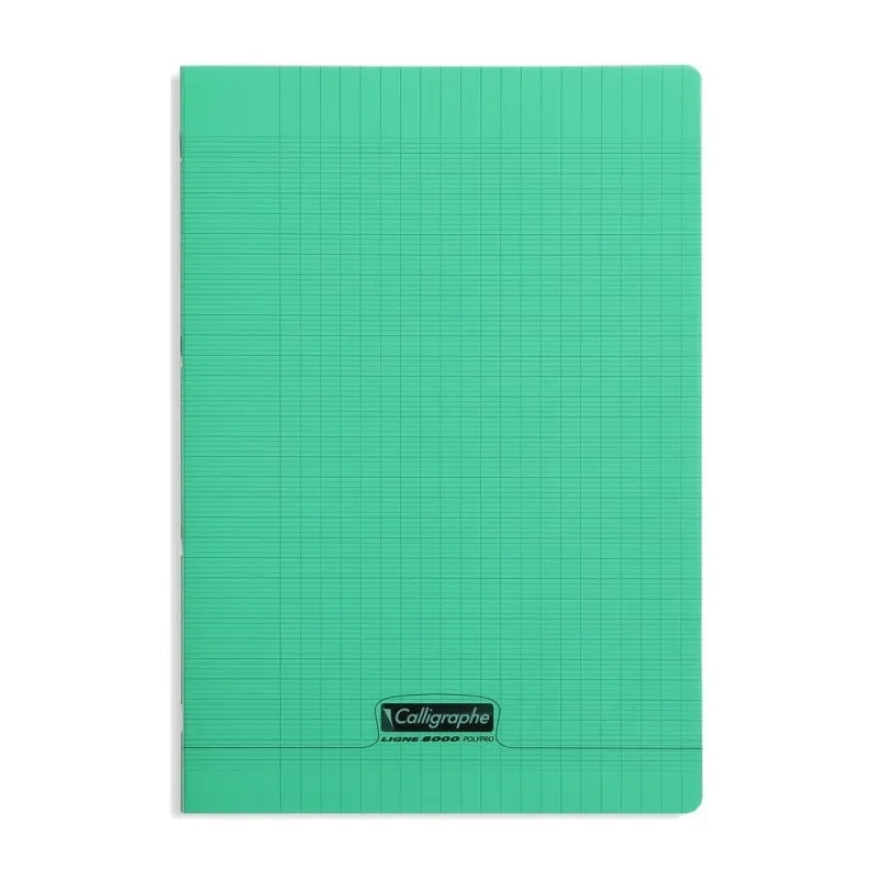 Cahiers piqué 8000 POLYPRO SEYES Calligraphe / 21x 29.7 / 192P / 90G / Vert
