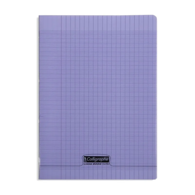 Cahiers piqué 8000 POLYPRO SEYES Calligraphe / 21x 29.7 / 192P / 90G / Violet