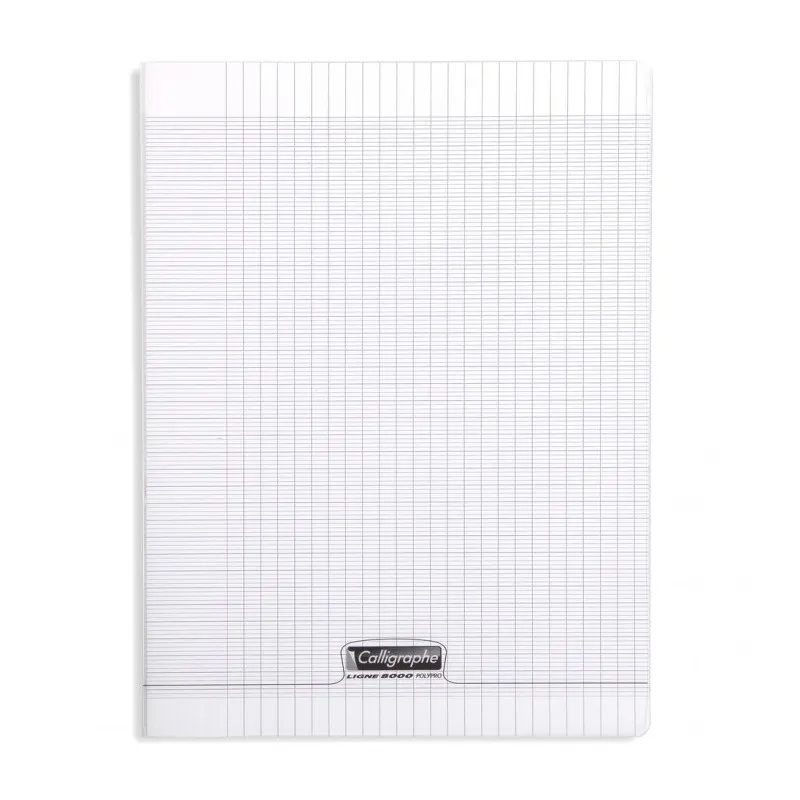 Cahiers piqué 8000 POLYPRO SEYES Calligraphe / 24x 32 / 192P / 90G / Transparent