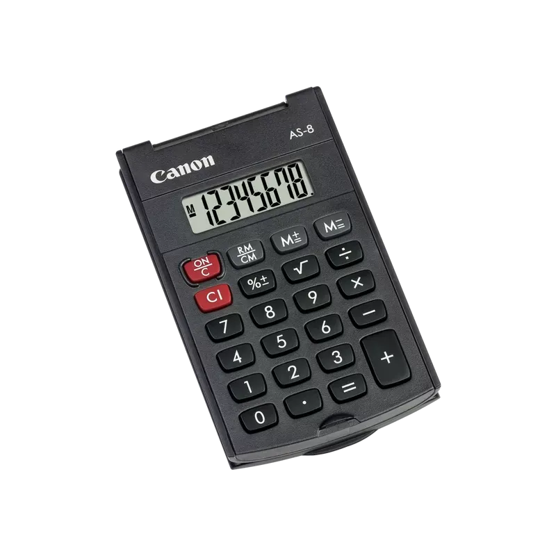 Calculatrice de bureau CANON AS-8 / Gris foncé