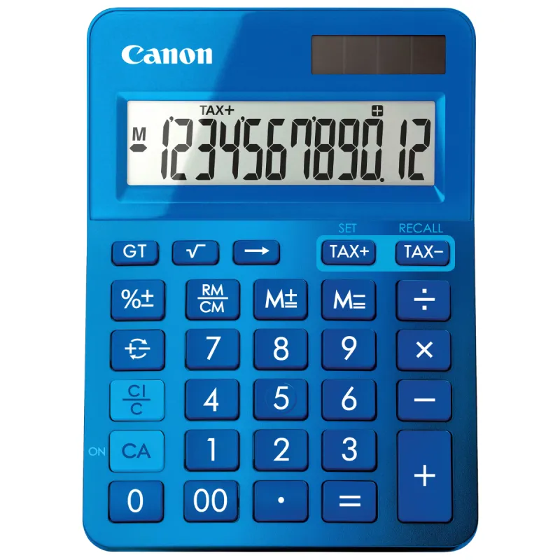 Calculatrice de bureau CANON LS-123K-MBL / Bleu
