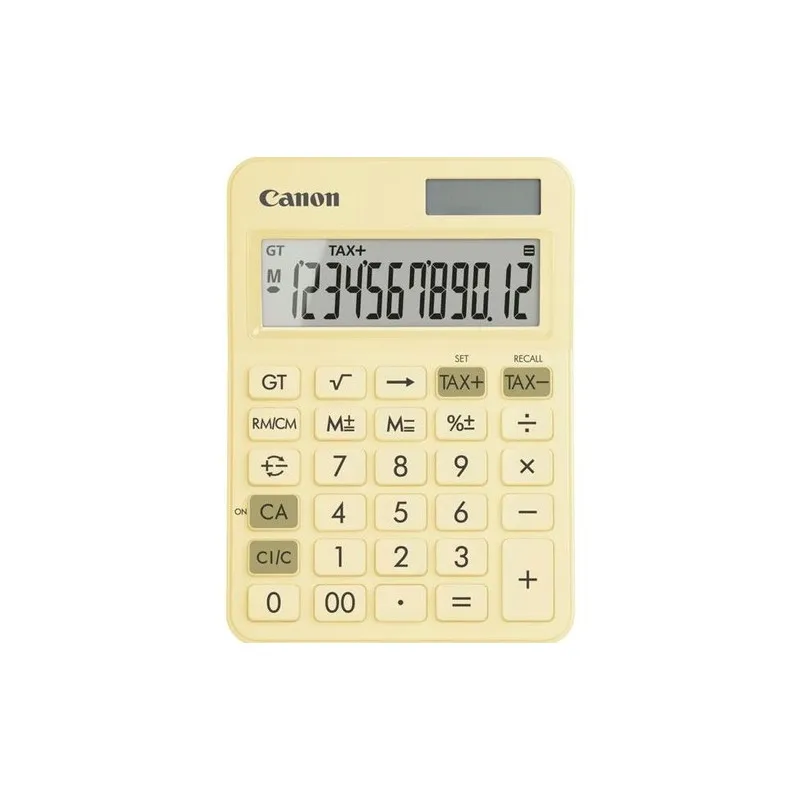 Calculatrice de bureau CANON LS-125KB-PYL / Jaune