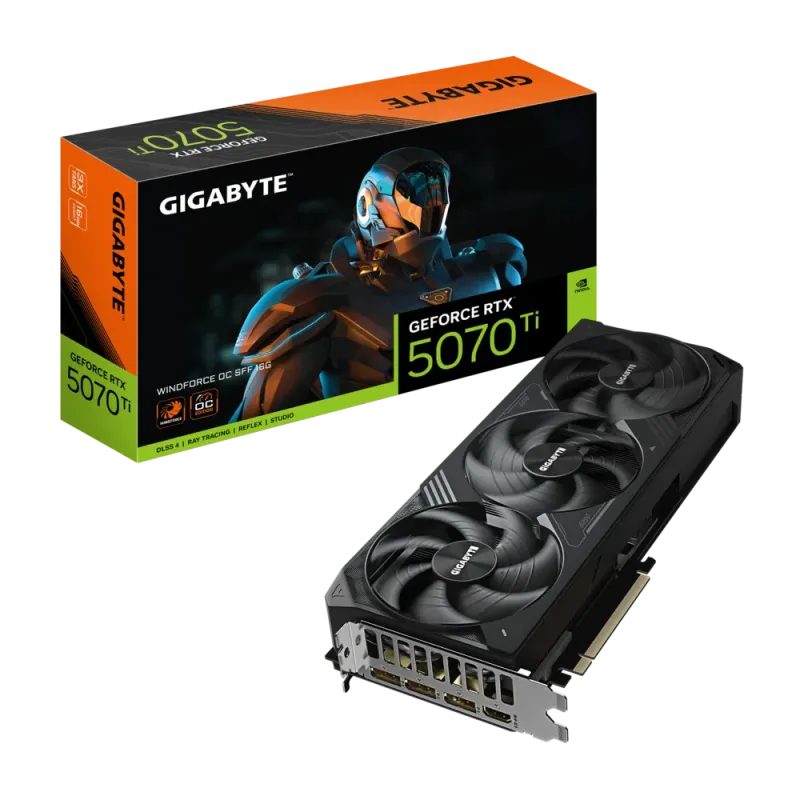 CARTE GRAPHIQUE GeForce RTX 5070 Ti WINDFORCE OC SFF 16G