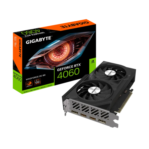 Carte graphique Gigabyte GeForce RTX 4060 WINDFORCE OC / 8 Go GDDR6