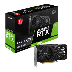 Carte graphique MSI GeForce RTX 3050 VENTUS 2X OC / 6 Go GDDR6