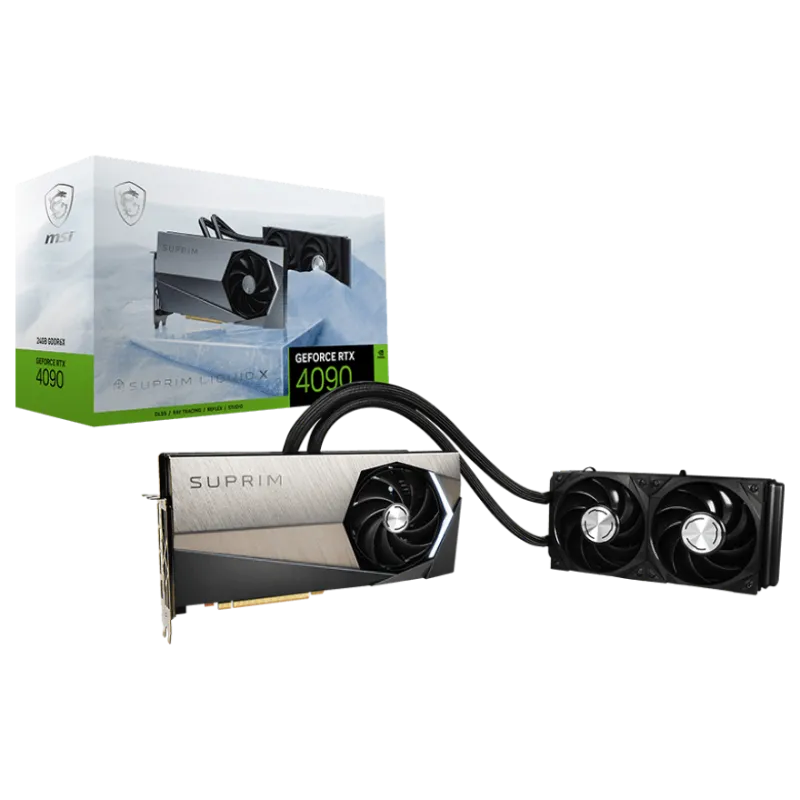 Carte graphique MSI GeForce RTX 4090 SUPRIM LIQUID X / 24G GDDR6X
