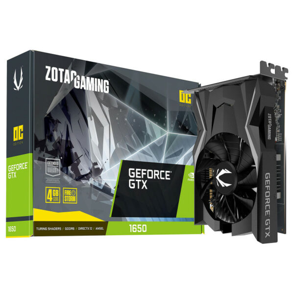 Carte graphique ZOTAC GAMING GeForce GTX 1650 AMP Core / 4 Go GDDR6