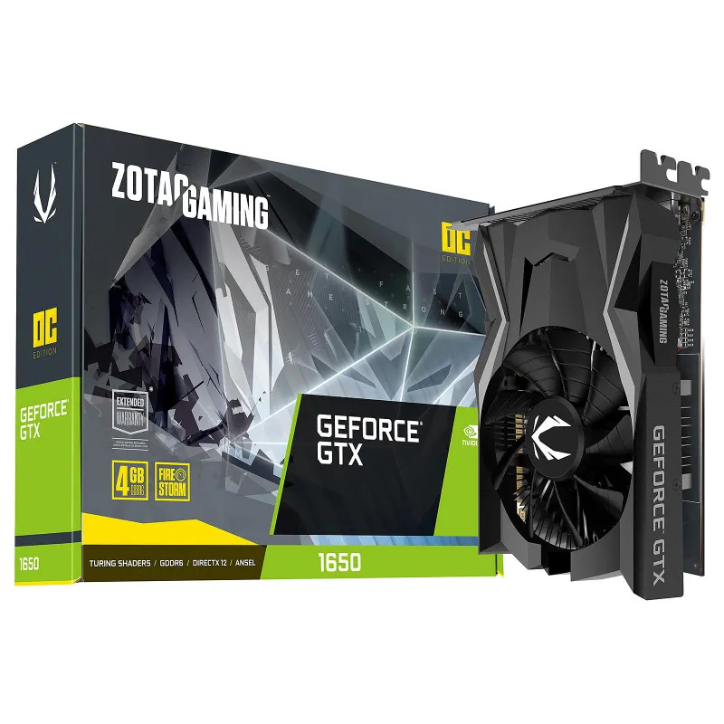Carte graphique ZOTAC GAMING GeForce GTX 1650 AMP Core / 4 Go GDDR6