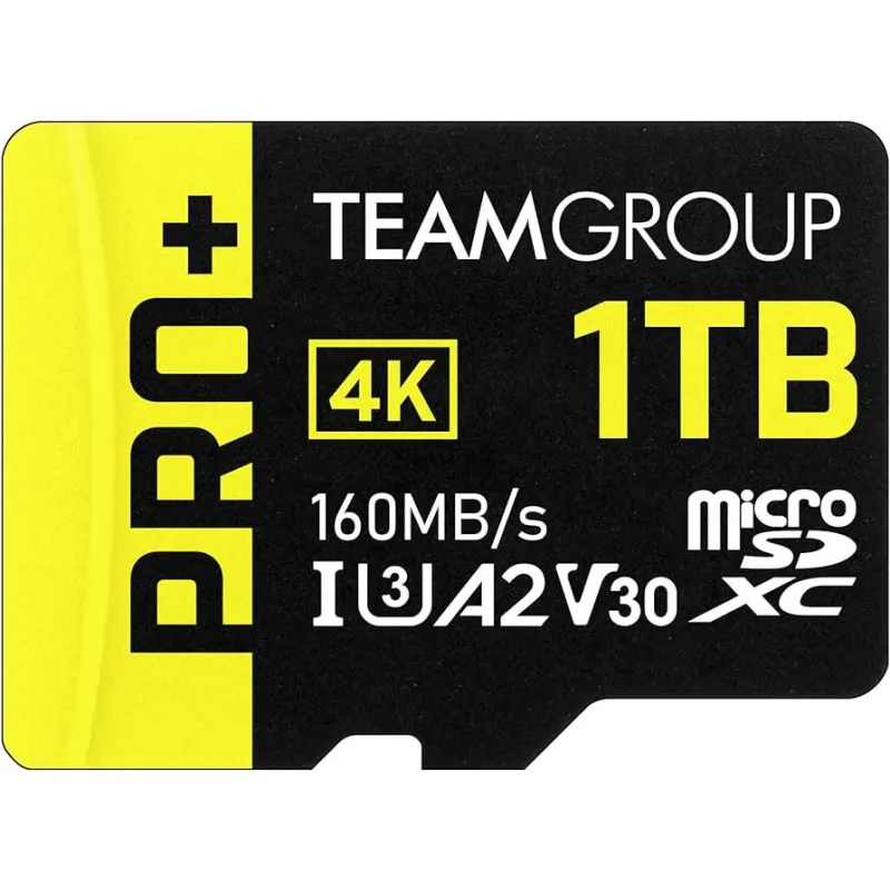 Carte mémoire TEAMGROUP A2 Pro Plus Card 1T Micro SDXC UHS-I U3 A2
