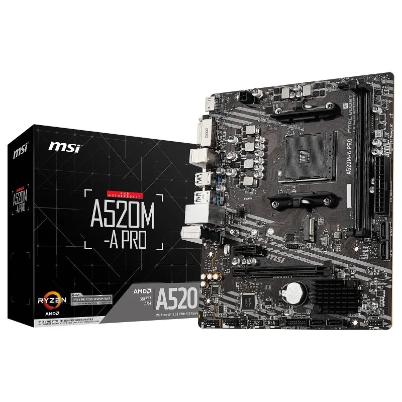 Carte Mére MSI A520M-A PRO MATX