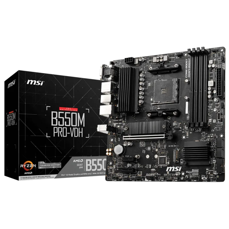 Carte mère MSI B550M PRO-VDH MATX DDR4