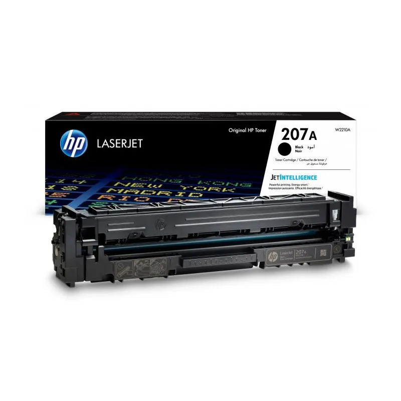 Cartouche de toner HP 207A noir LaserJet  originale / 1 350 pages W2210A