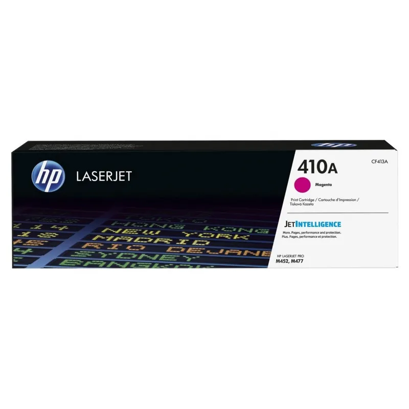 Cartouche de toner HP 410A  LaserJet magenta originale / 2 300 pages CF413A