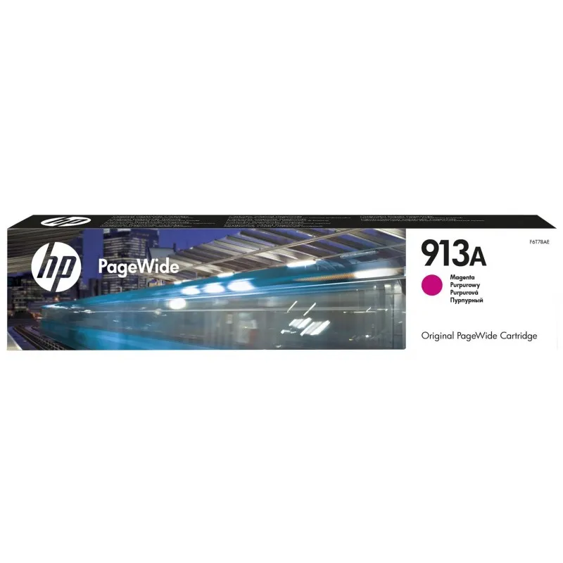 Cartouche d'encre Originale HP PageWide 913A / Magenta